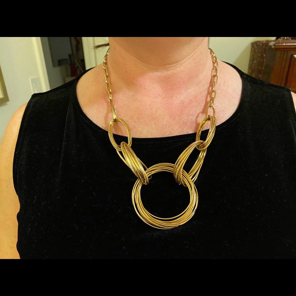 New York and Company Gold Tone Necklace